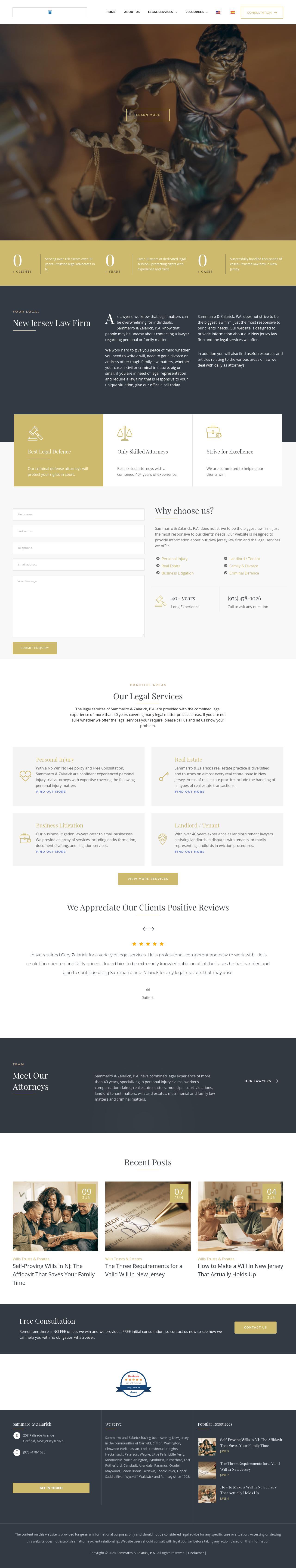 Sammarro & Zalarick, P.A. - Garfield NJ Lawyers