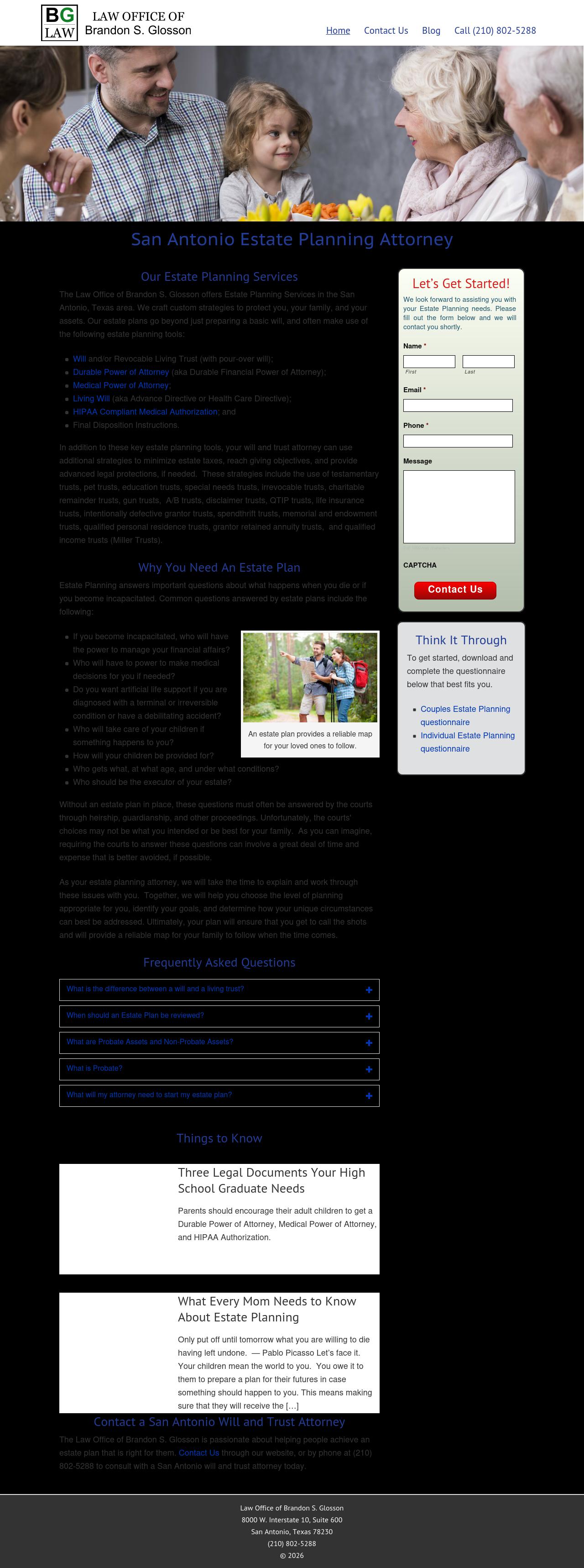 Law Office of Brandon S. Glosson - San Antonio TX Lawyers