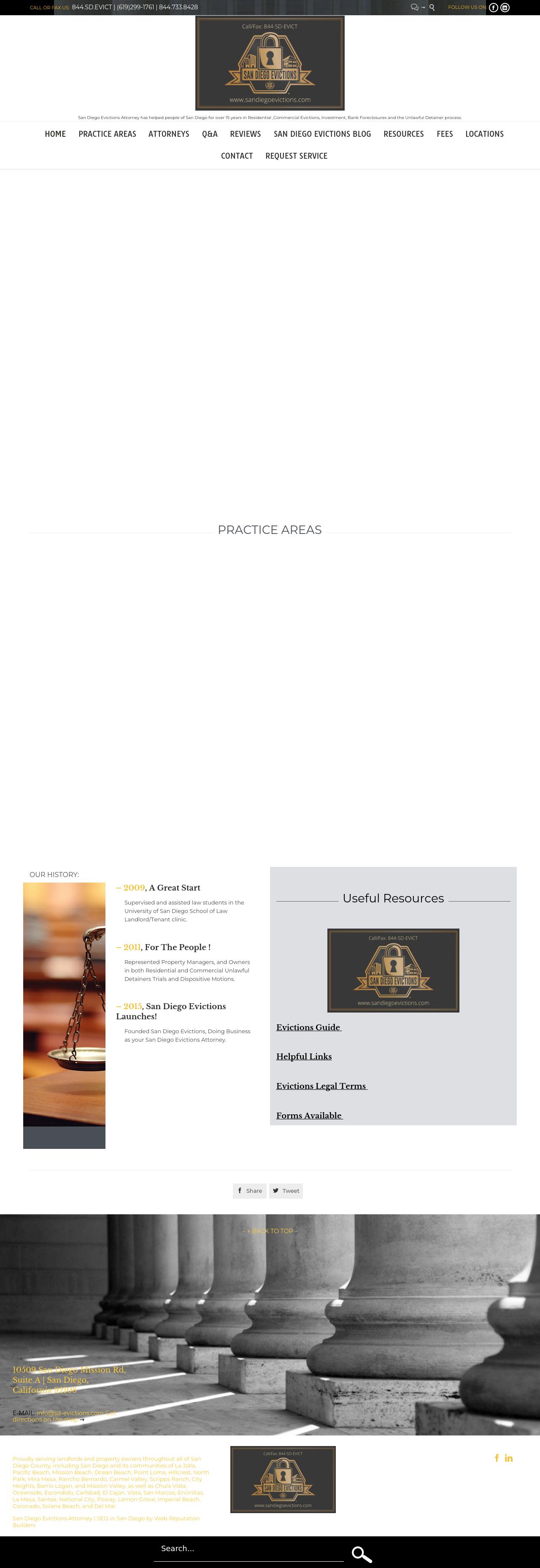 San Diego Evictions - San Diego CA Lawyers