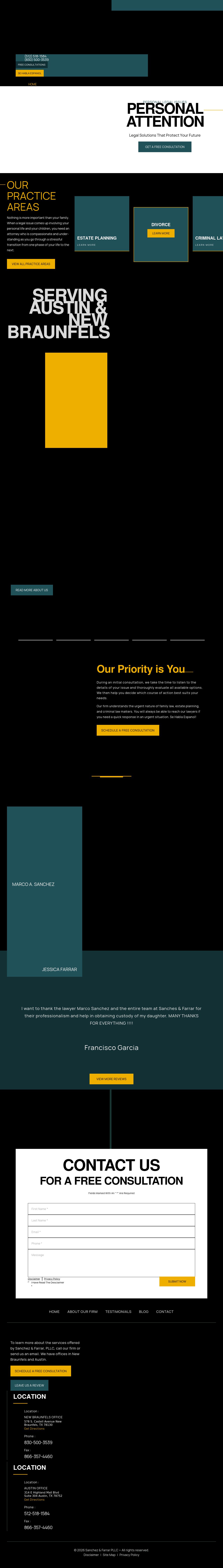 Sanchez & Farrar PLLC Austin - Austin TX Lawyers