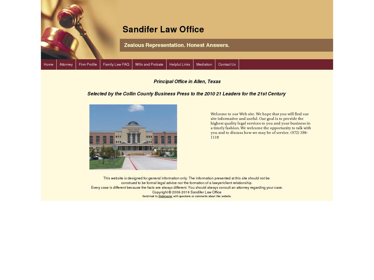 Sandifer Law Office, P.C. - Allen TX Lawyers