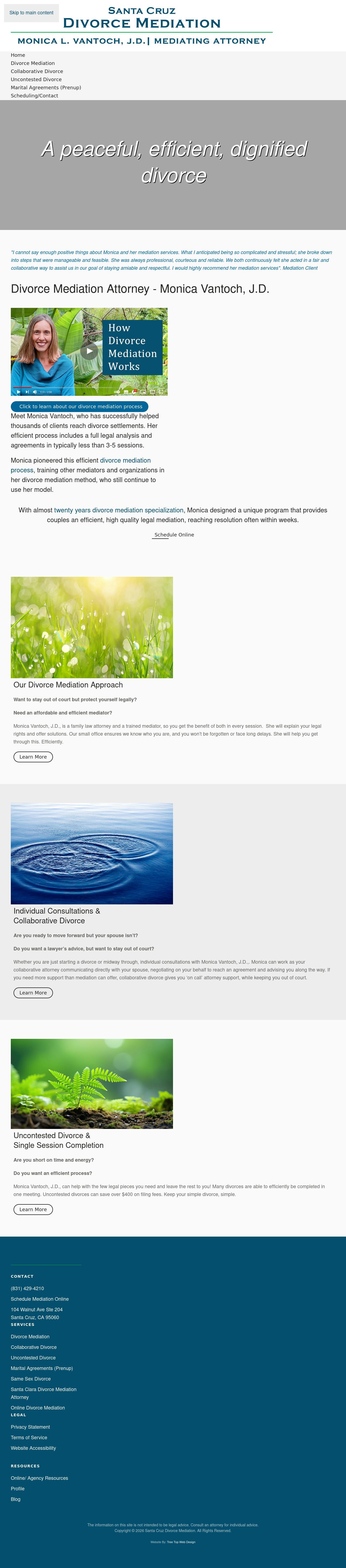 Santa Cruz Divorce Mediation - Santa Cruz CA Lawyers