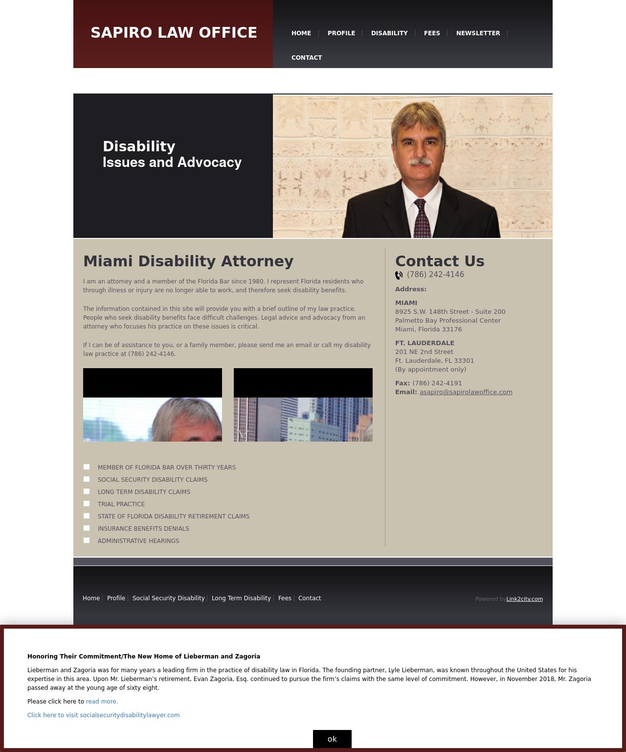 Sapiro, Andrew B - Palmetto Bay FL Lawyers