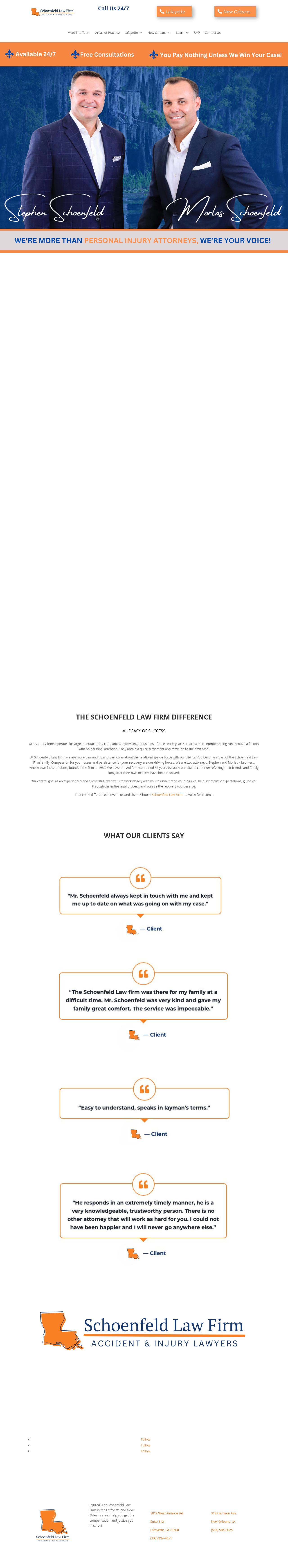 Schoenfeld Law Firm - New Orleans LA Lawyers