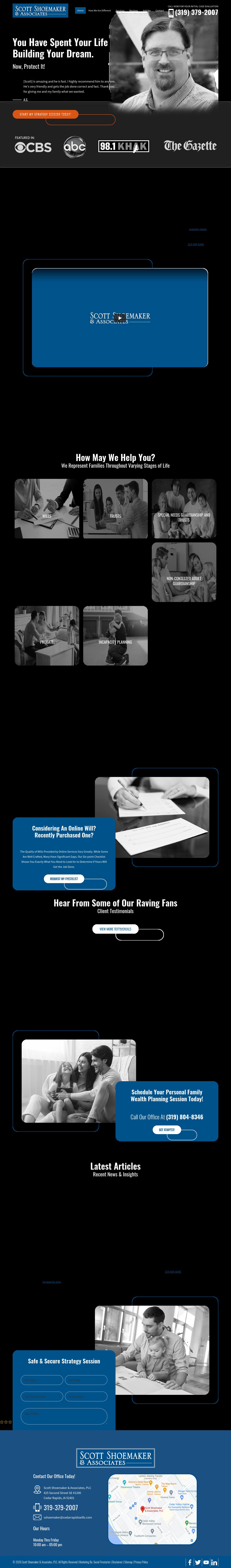 Scott Shoemaker & Associates, PLC - Cedar Rapids IA Lawyers