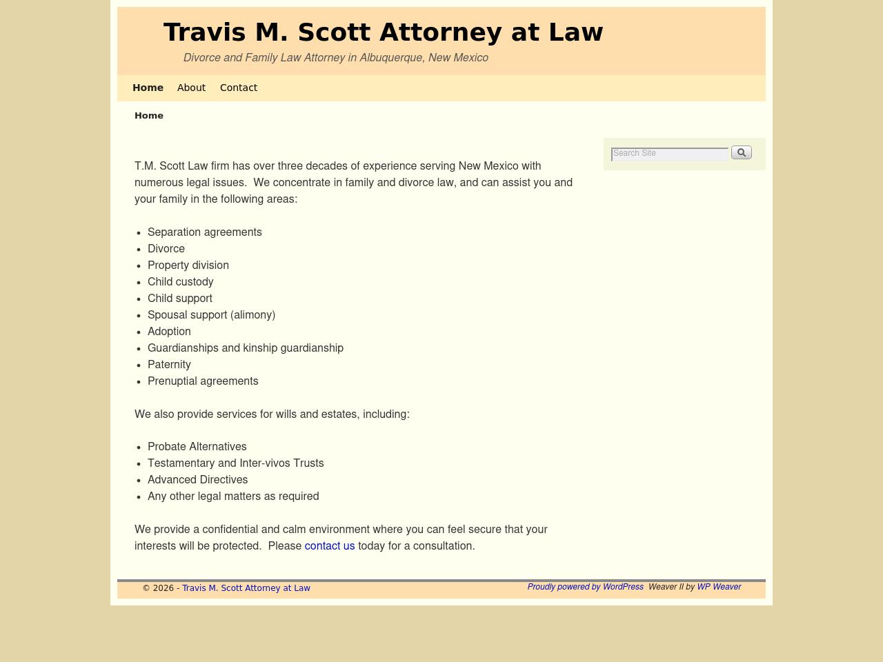 Scott, Travis M - Albuquerque NM Lawyers