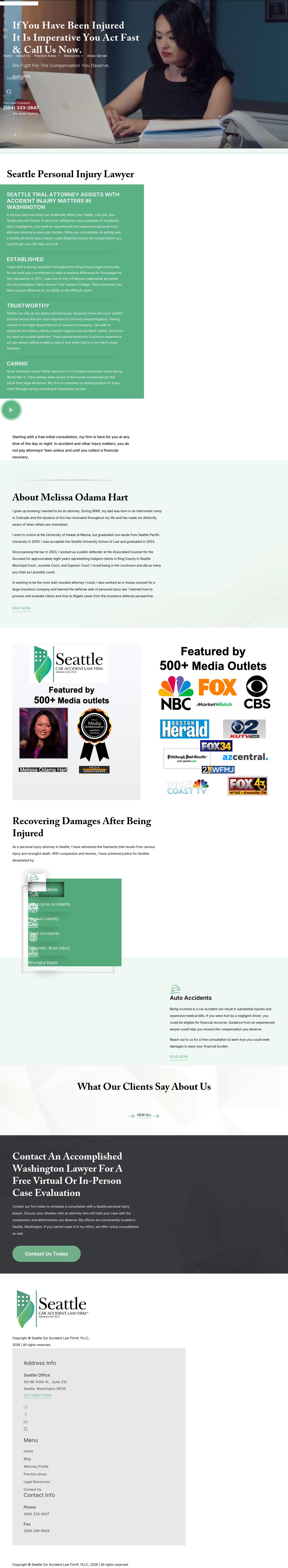 Seattle Car Accident Law Firm - Seattle WA Lawyers