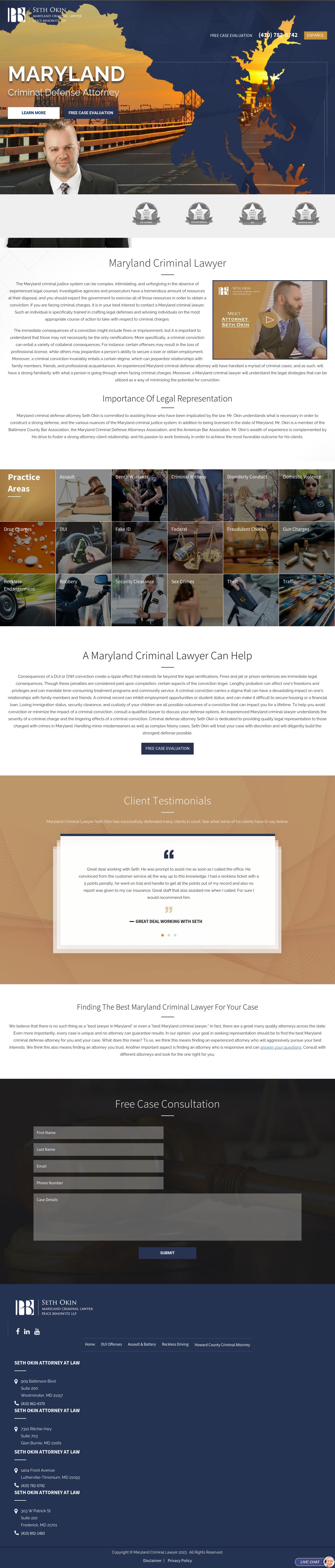 Seth Okin Attorney at Law - Lutherville-Timonium        MD Lawyers