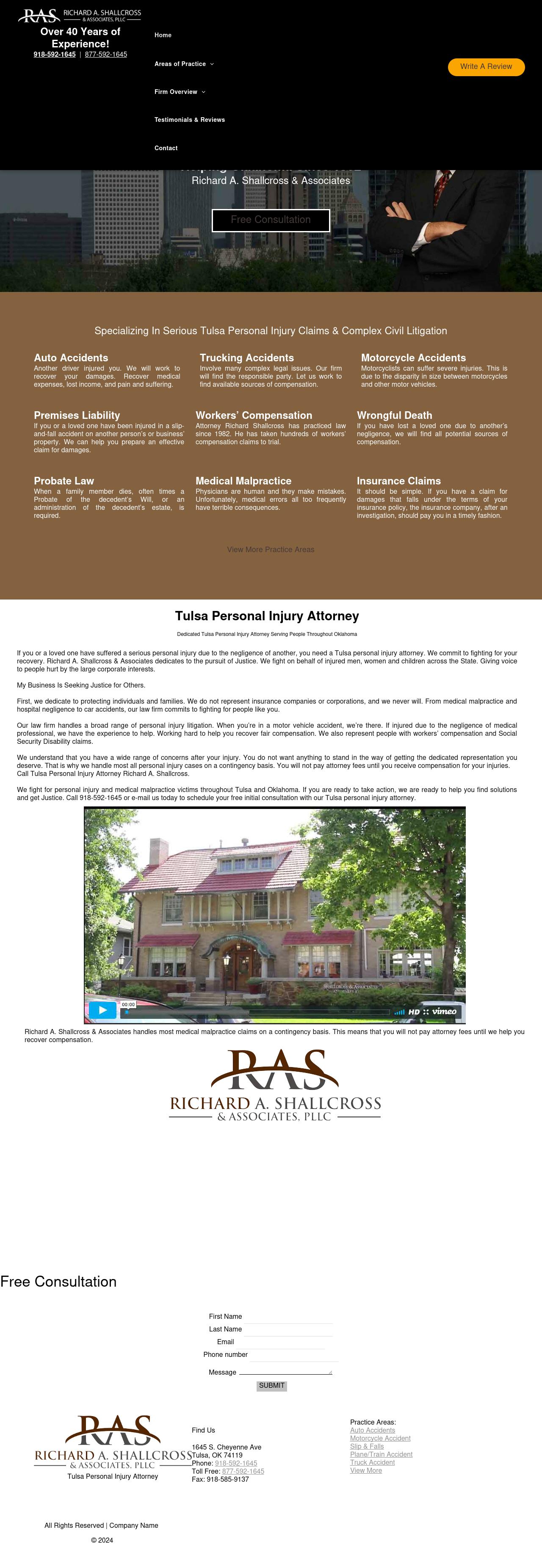 Shallcross Law Firm - Tulsa OK Lawyers