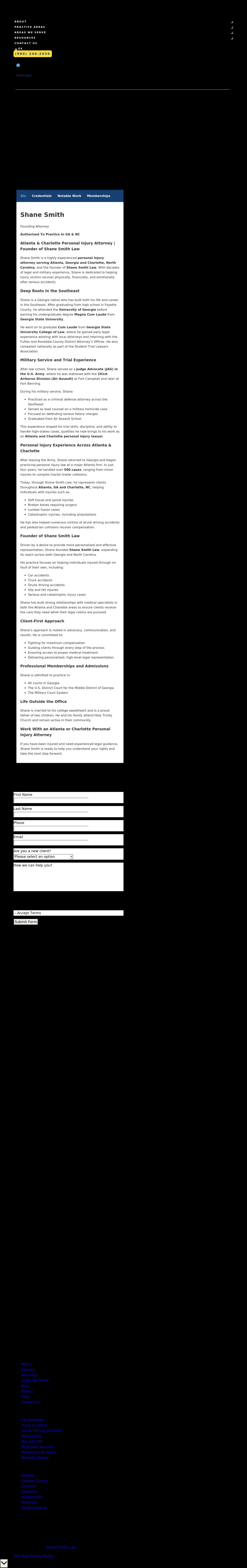 Shane Smith Law - Charlotte NC Lawyers