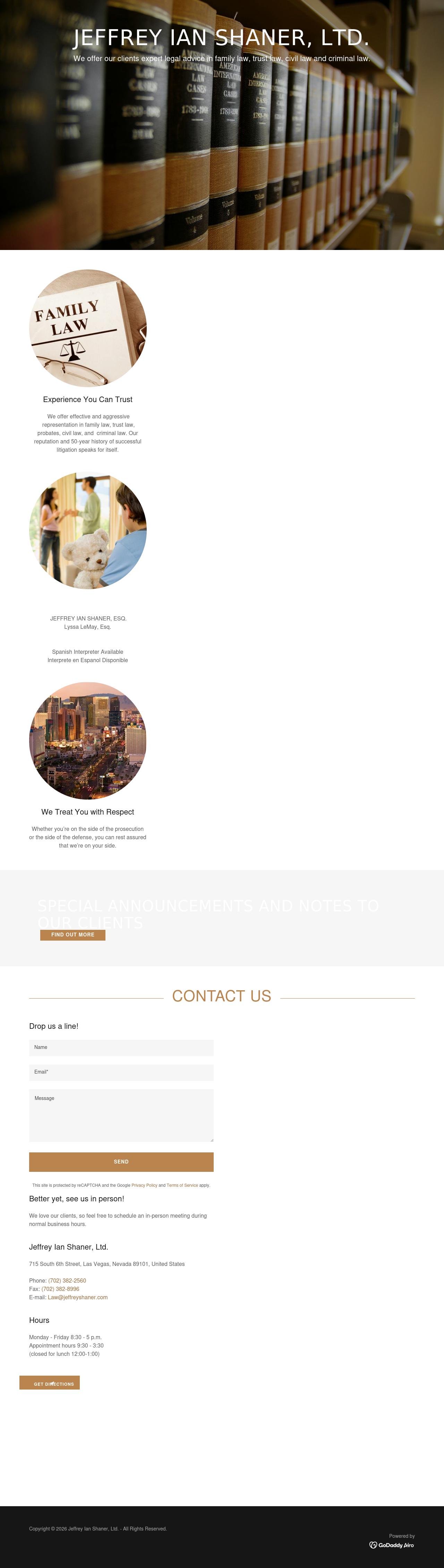 Shaner Jeffer I LTD - Las Vegas NV Lawyers