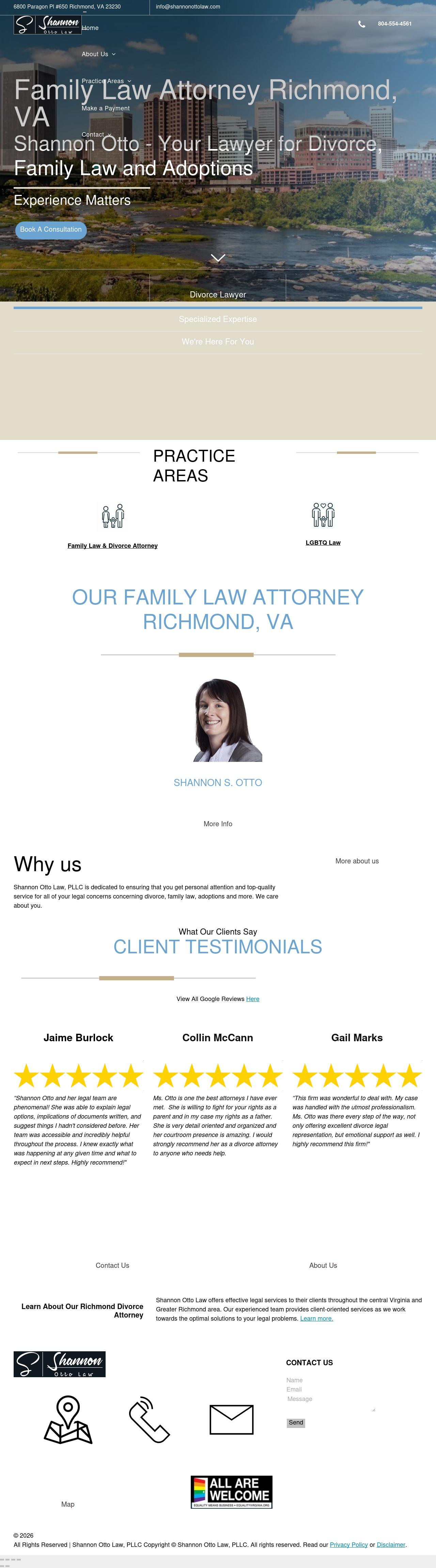 Shannon Otto Law - Richmond VA Lawyers