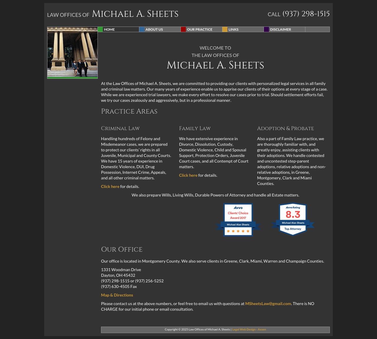 Sheets, Michael A - Riverside OH Lawyers