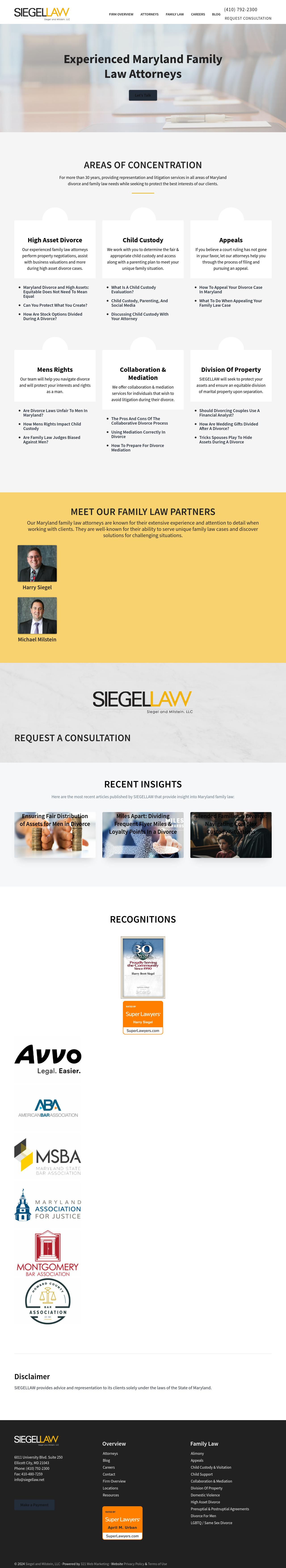 SIEGELLAW - Ellicott City MD Lawyers