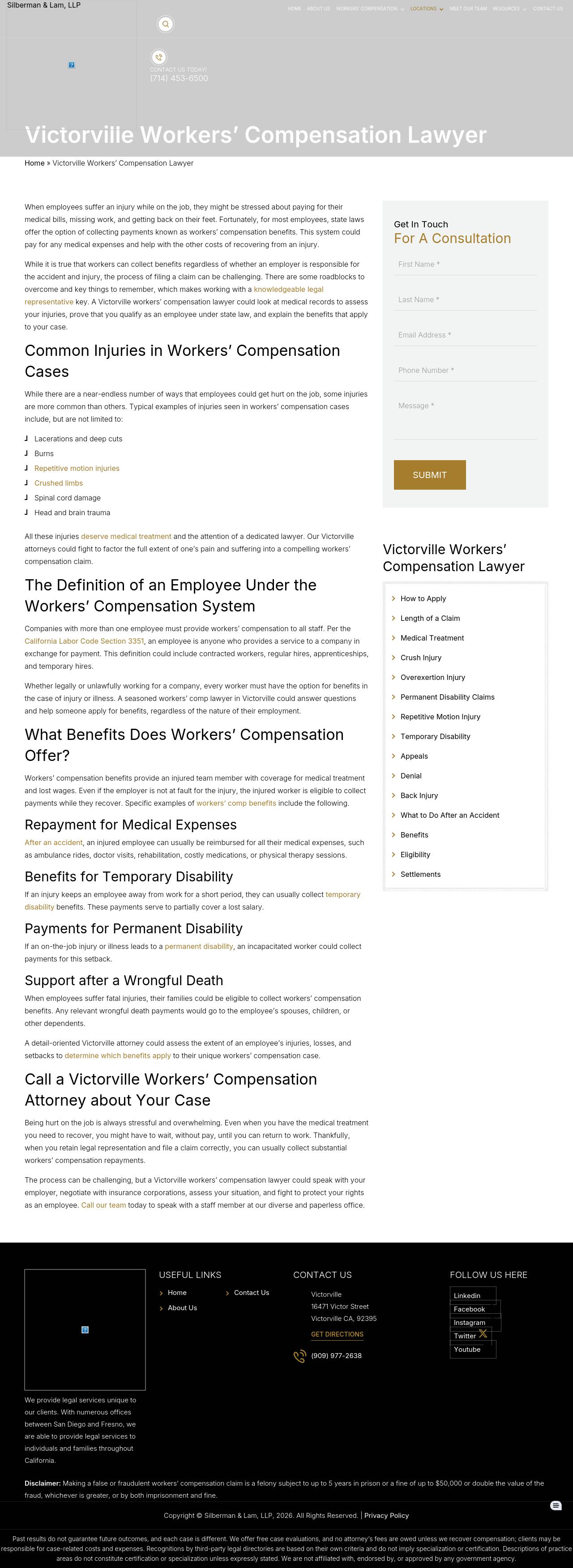 Silberman & Lam, LLP - Victorville CA Lawyers