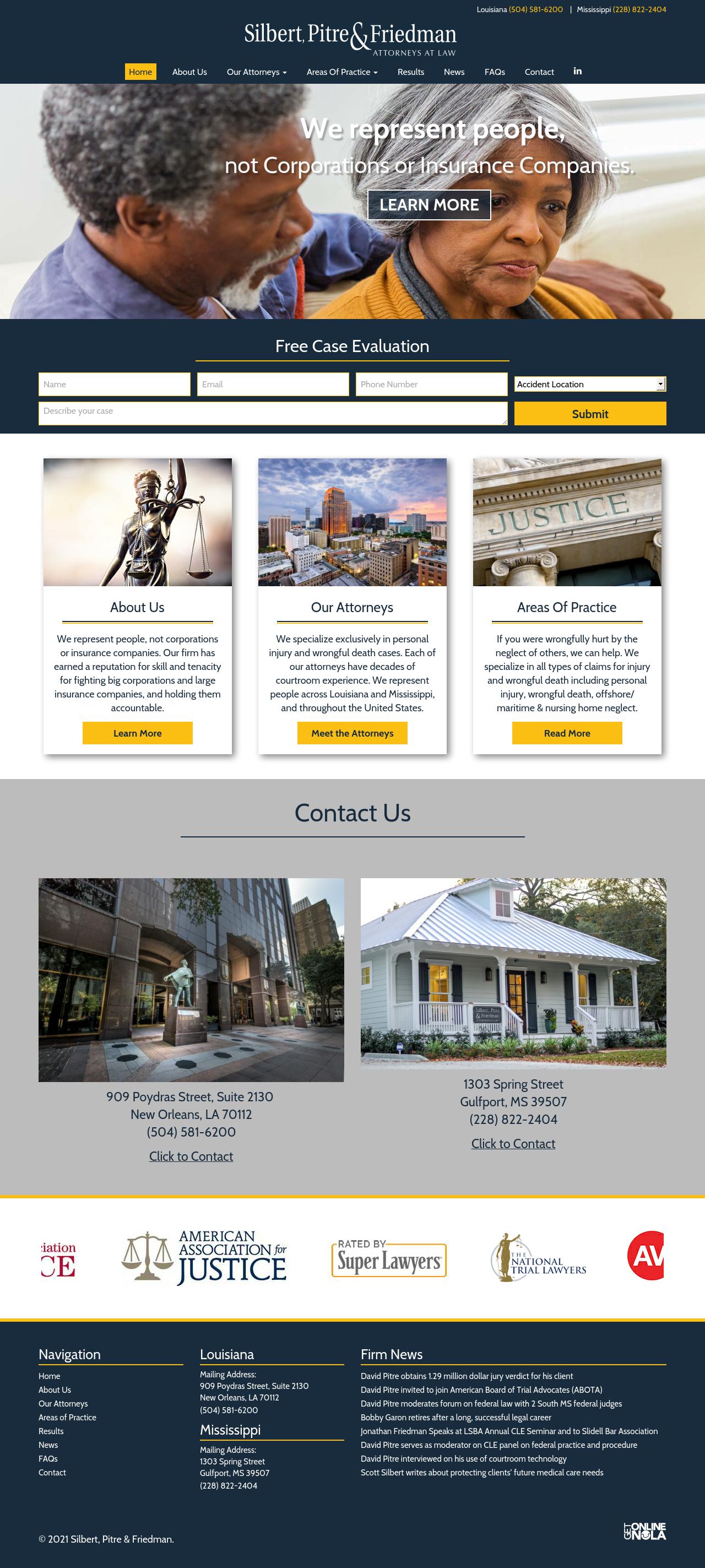 Silbert Garon Pitre & Friedman - New Orleans LA Lawyers