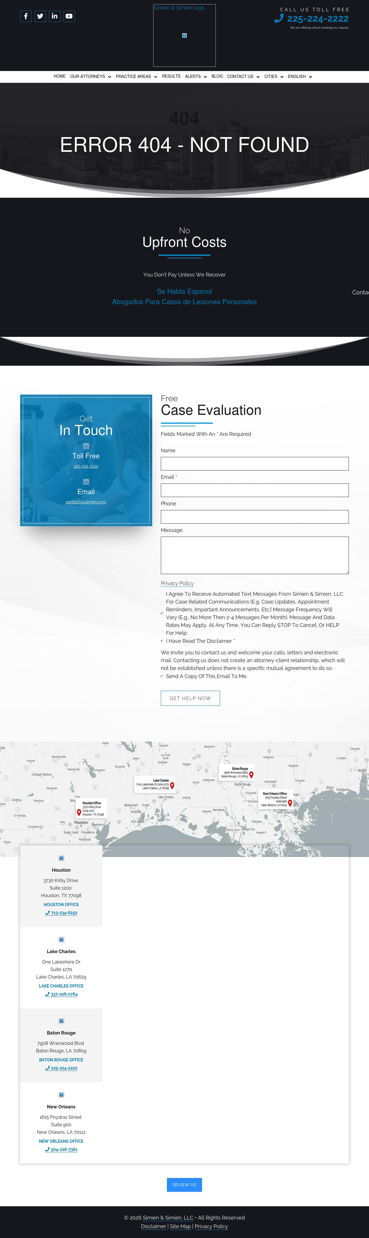 Simien & Simien, LLC - Lake Charles LA Lawyers
