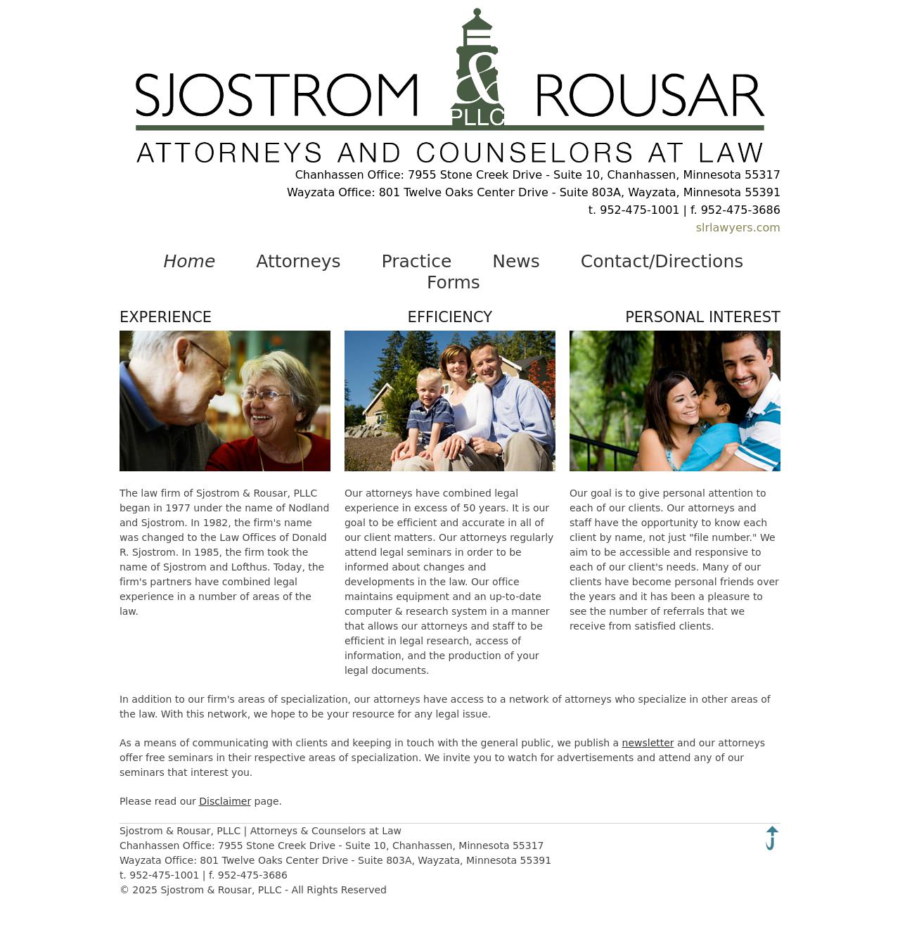 Sjostrom Lofthus & Rousar PLLP - Wayzata MN Lawyers