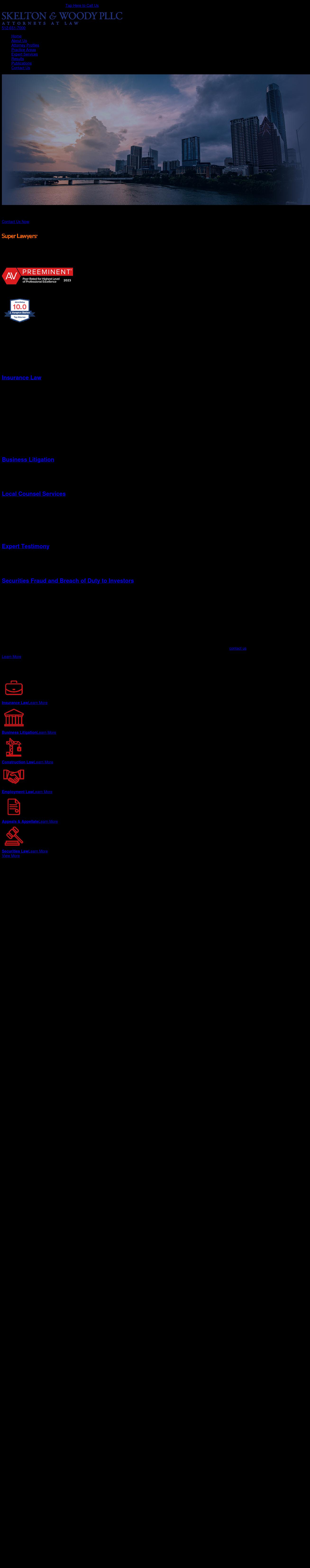 Skelton & Woody - Austin TX Lawyers