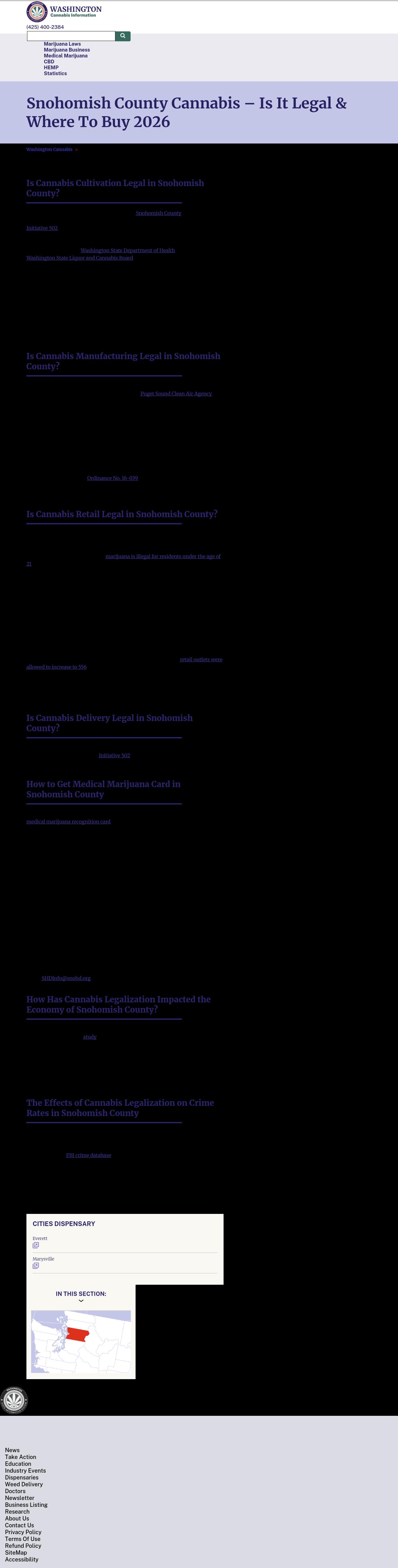 Snohomish County Cannabis - Bothell WA Lawyers