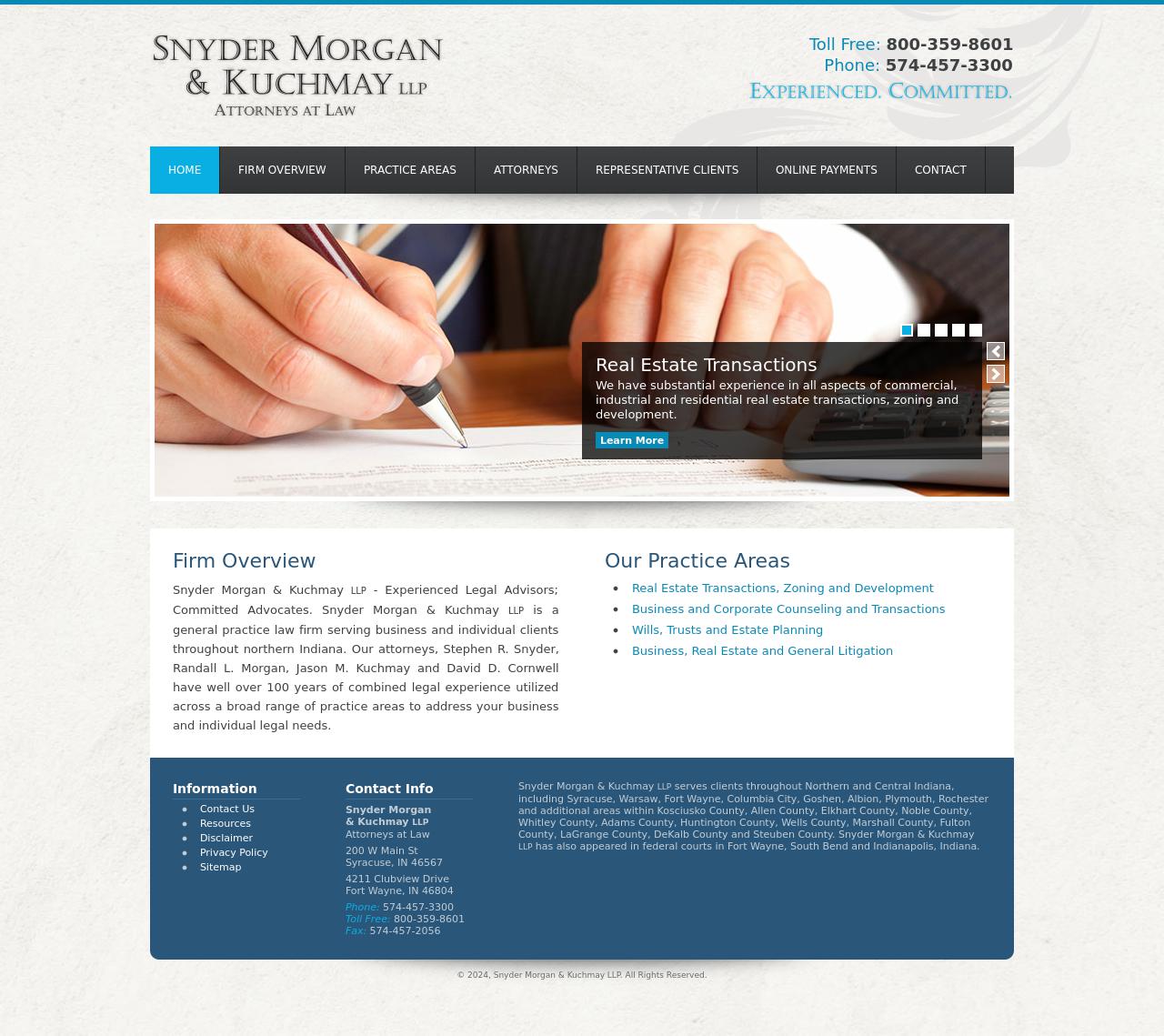 Snyder Morgan LLP - Syracuse IN Lawyers