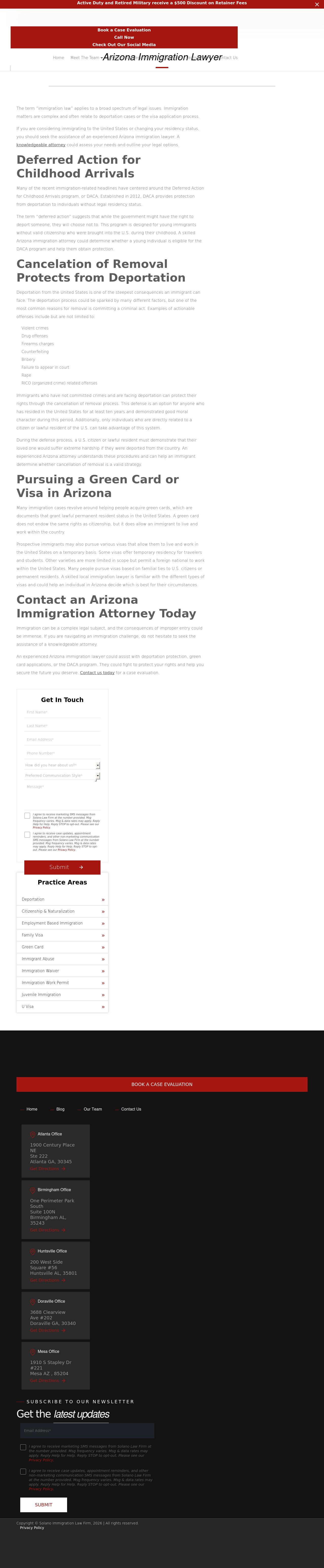 Solano Law Firm, LLC. - Mesa AZ Lawyers