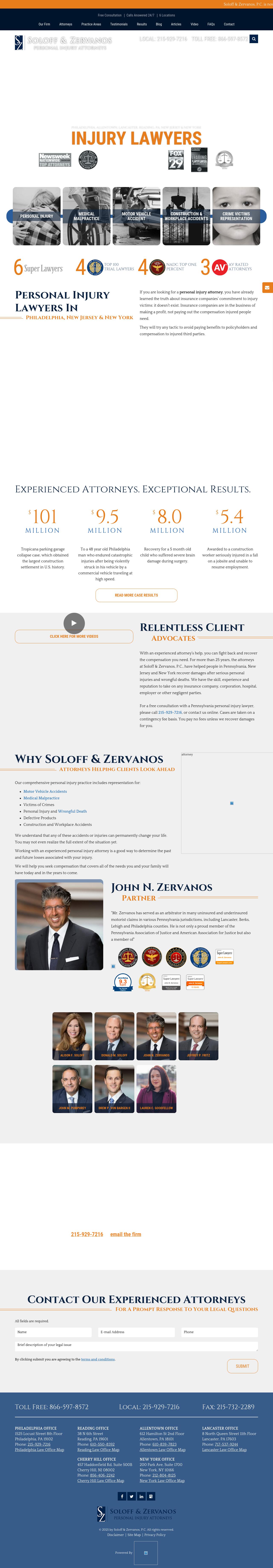 Soloff & Zervanos, P.C. - Philadelphia PA Lawyers