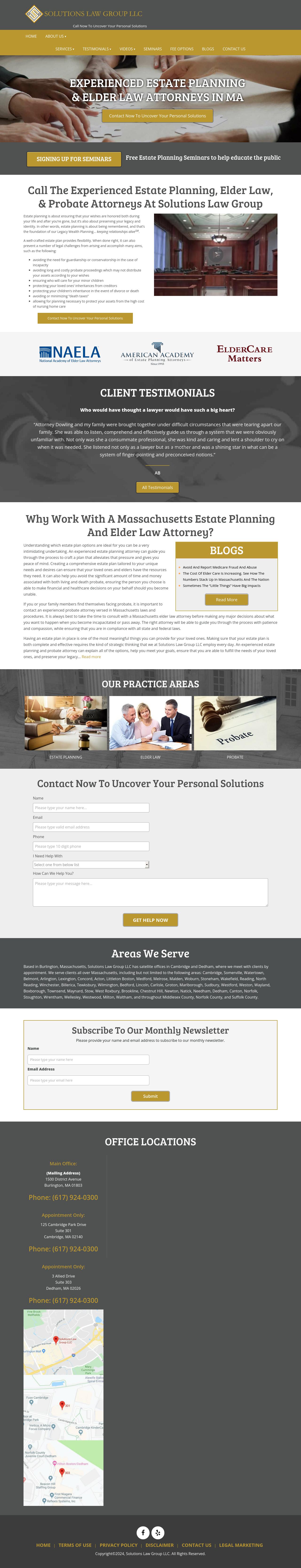 Solutions Law Group LLC - Cambridge MA Lawyers