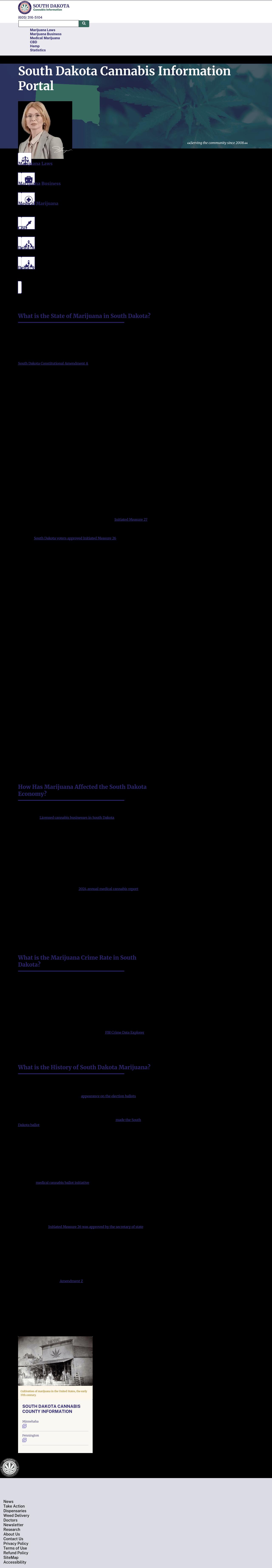 South Dakota Cannabis Information Portal - Groton SD Lawyers