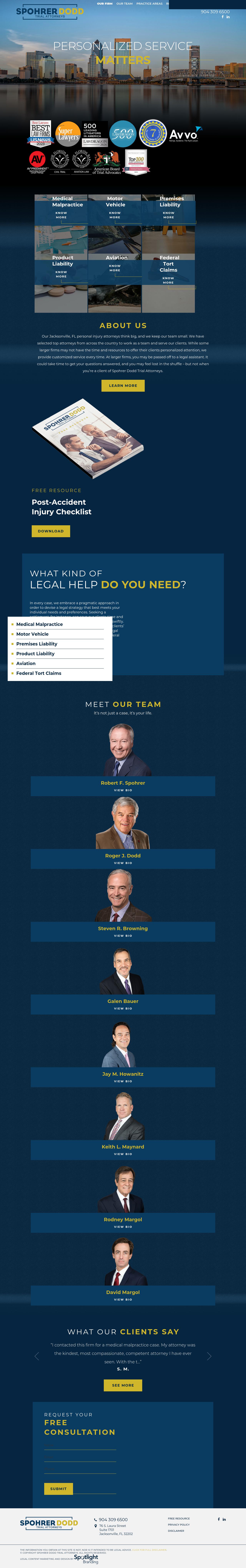 Spohrer Dodd Trial Attorneys - Jacksonville FL Lawyers