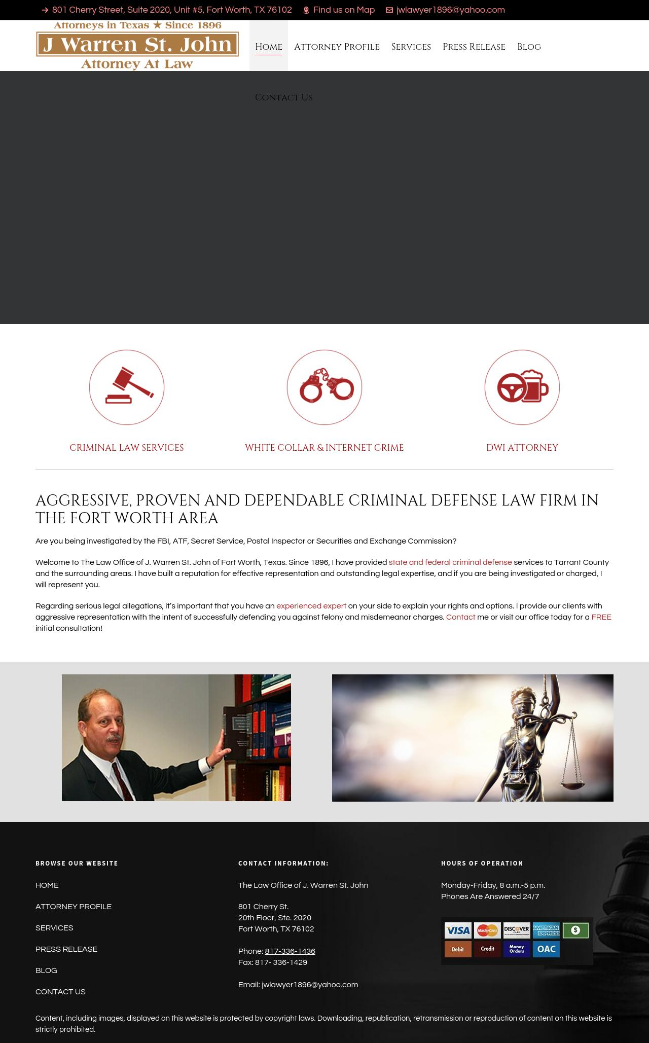 St John, J Warren - Fort Worth TX Lawyers