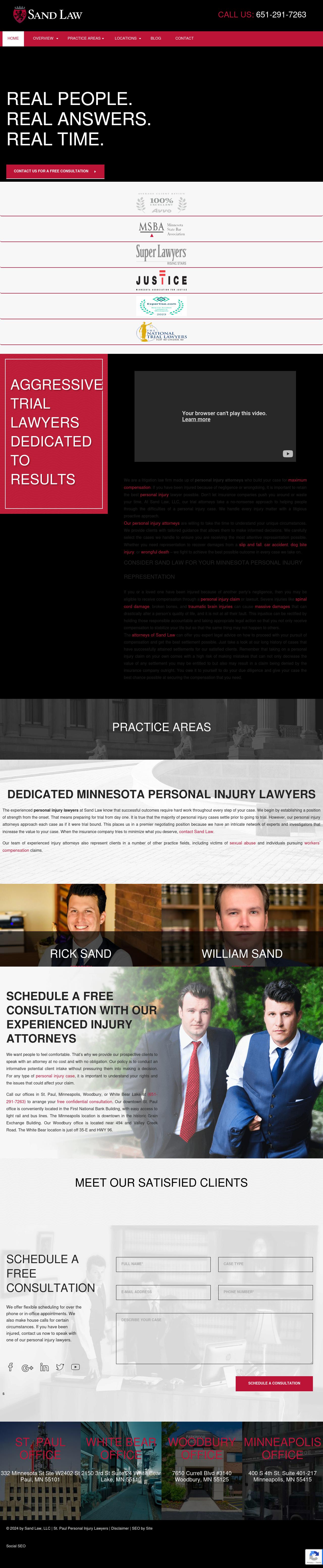 Sand Law, LLC  - Saint Paul MN Lawyers
