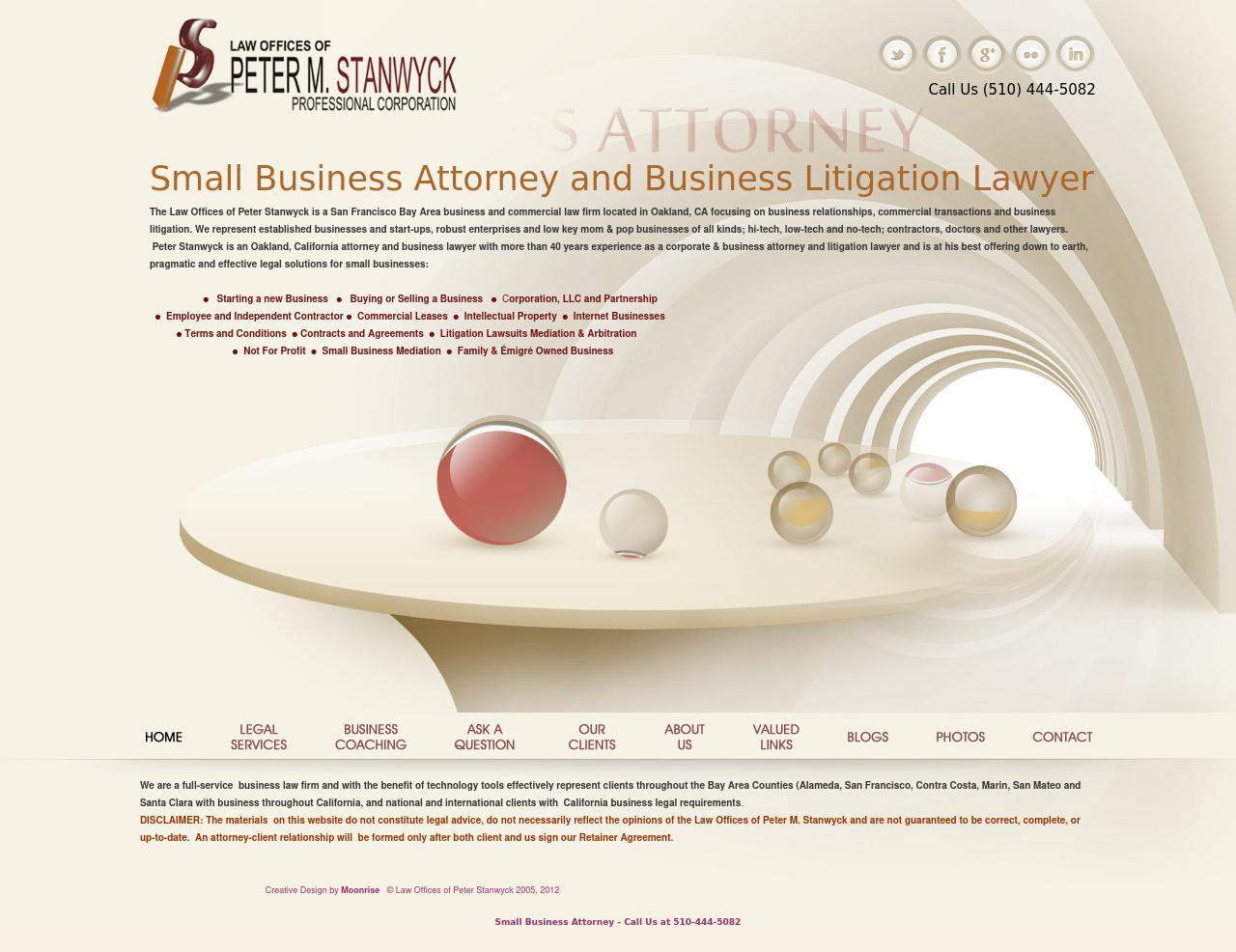 Stanwyck Peter Attorney For Small Business - Oakland CA Lawyers