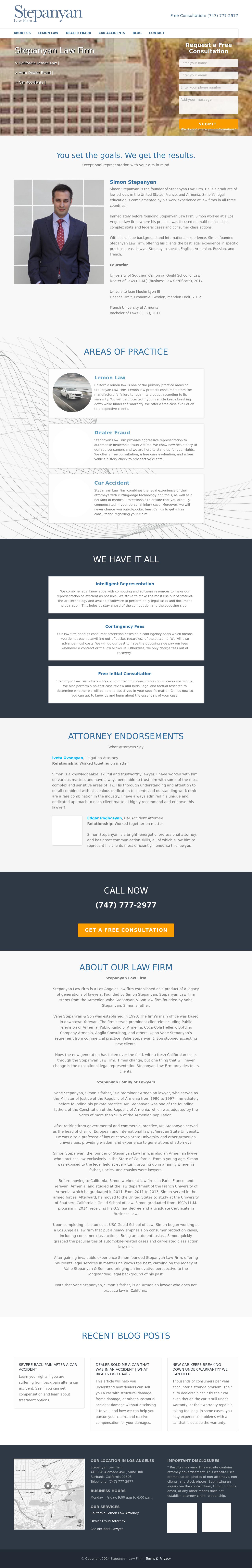 Stepanyan Oganesyan LLP - Los Angeles CA Lawyers