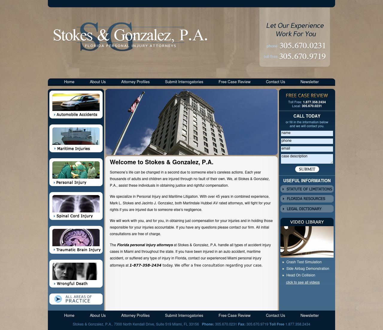 Stokes & Gonzales Pa - Miami FL Lawyers