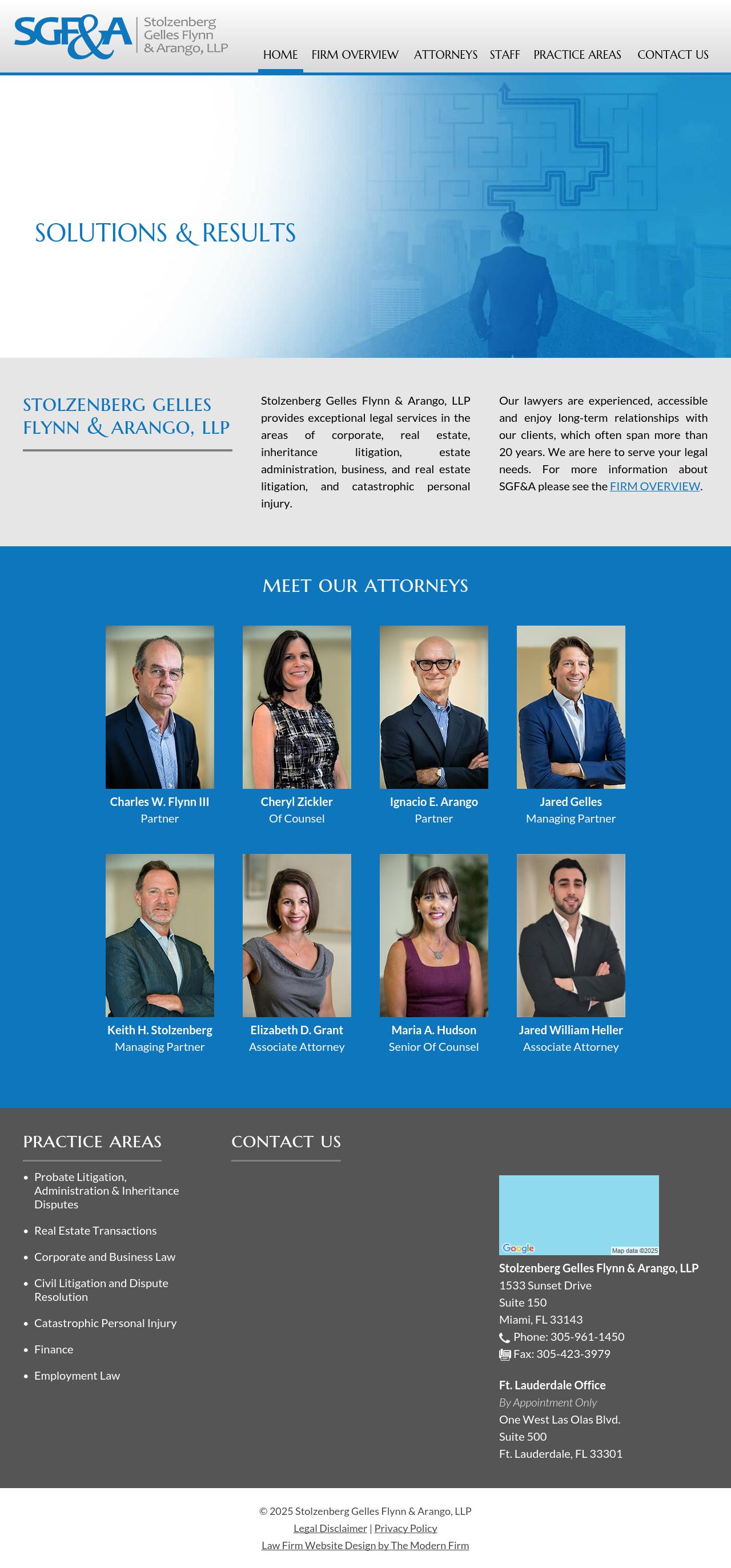 Stolzenberg Gelles Flynn & Arango, LLP - Miami FL Lawyers