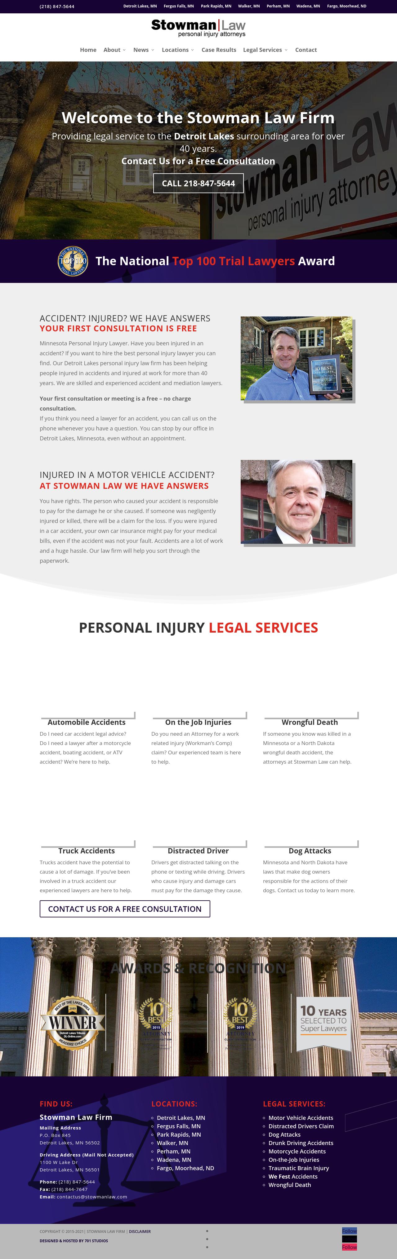 Stowman Law Firm, P.A. - Detroit Lakes MN Lawyers