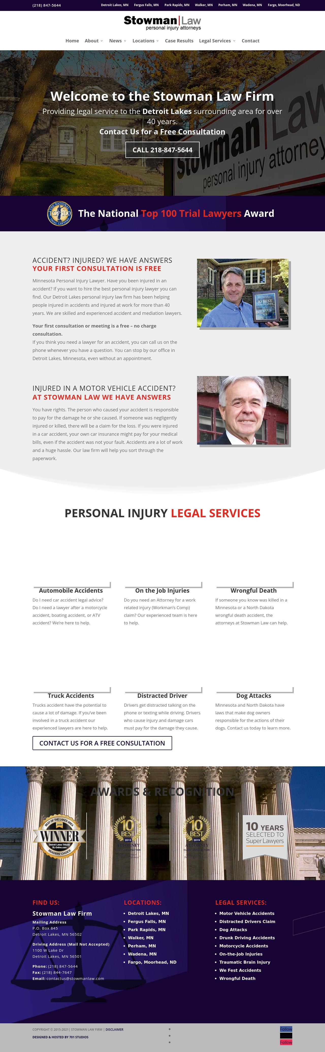 Stowman Law Firm, P.A. - Detroit Lakes MN Lawyers