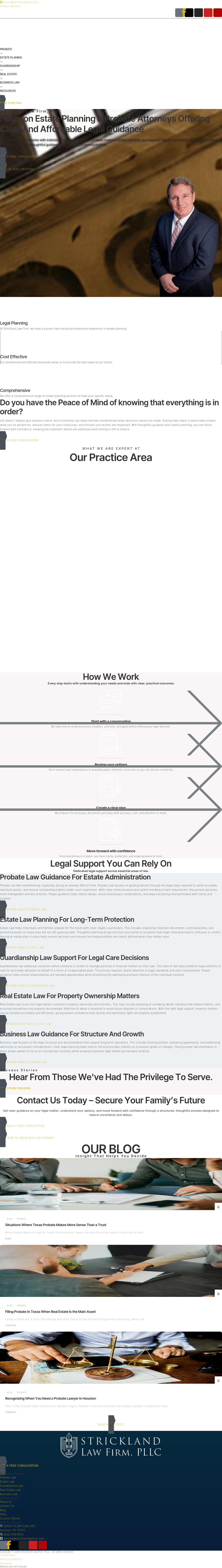 Strickland Law Firm, PLLC - Houston TX Lawyers