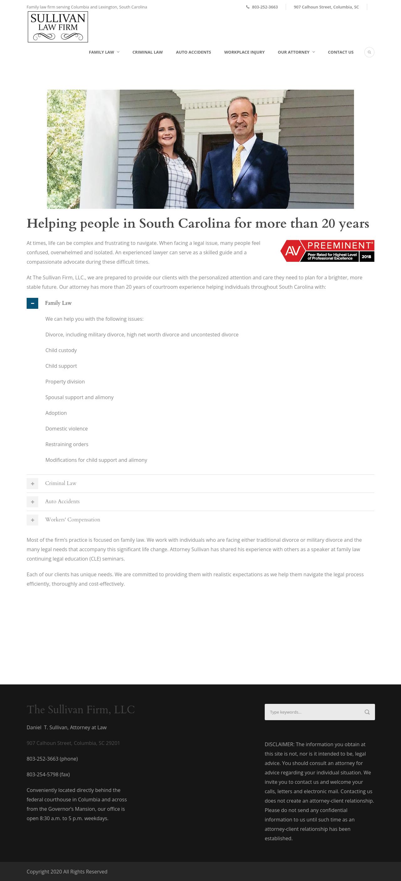 Sullivan Firm LLC - Columbia SC Lawyers