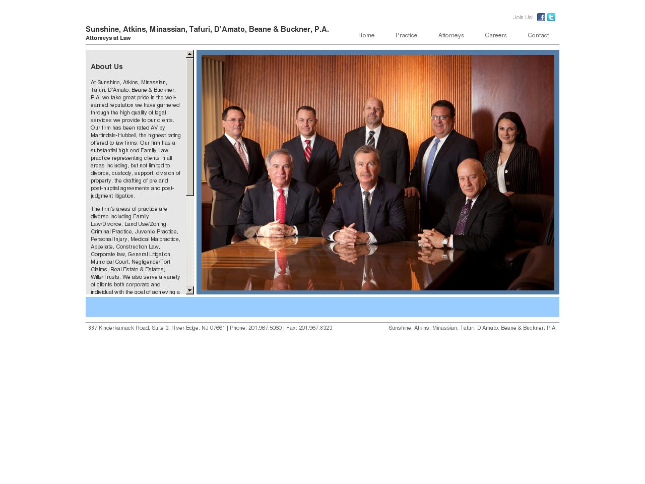 Sunshine, Atkins, Minassian, Tafuri, & D'Amato - River Edge NJ Lawyers