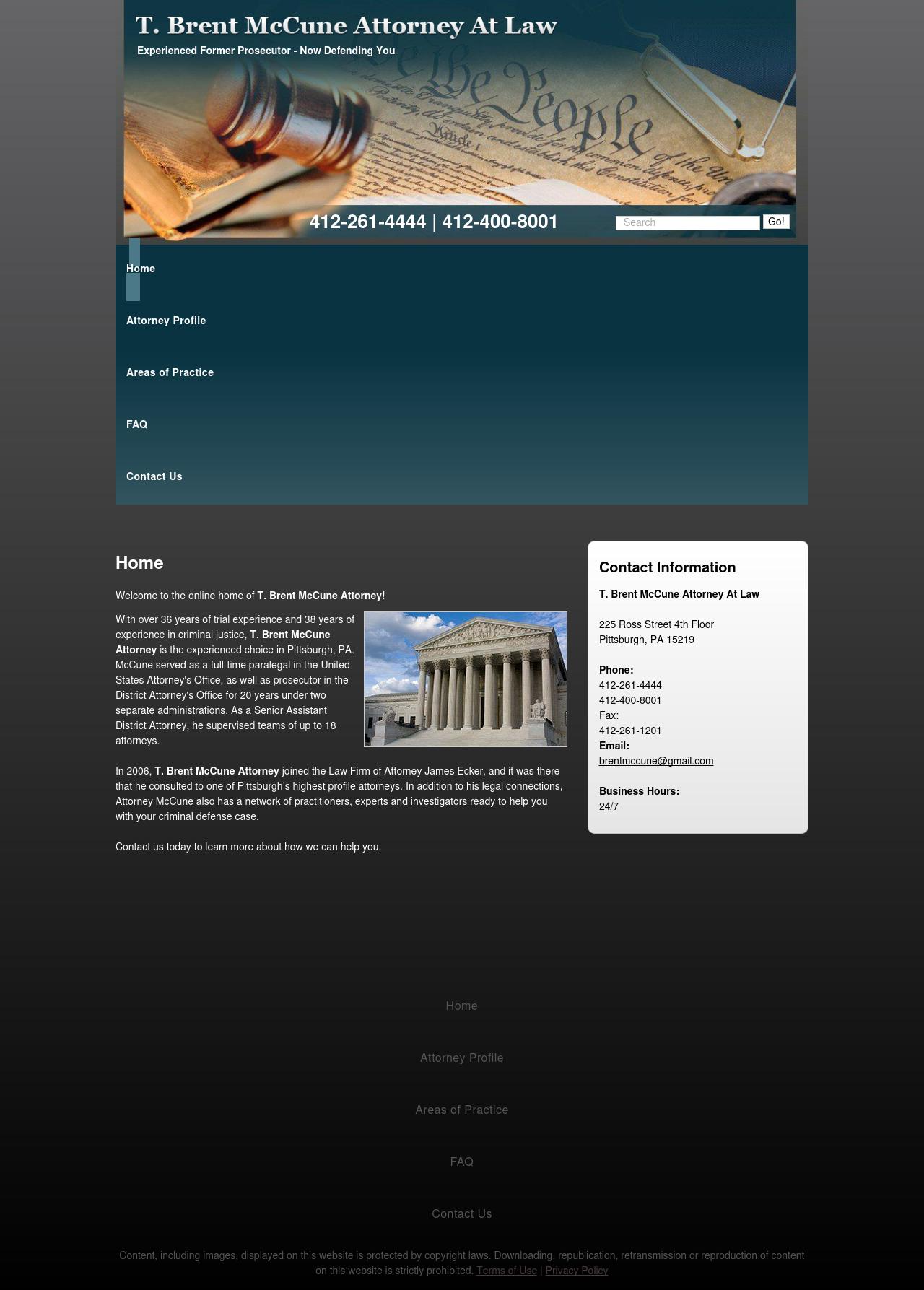 T Brent McCune Attorney At Law - Pittsburgh PA Lawyers