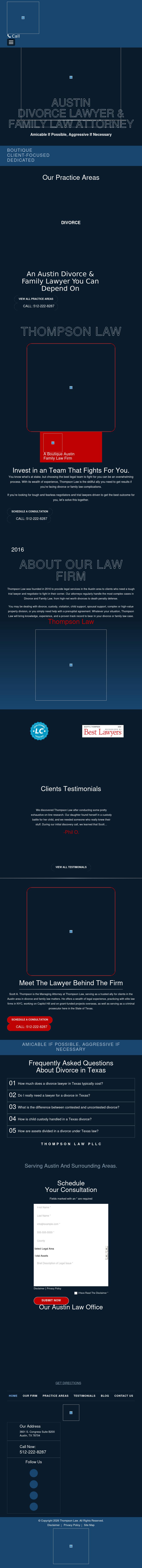 Thompson Law - Austin TX Lawyers