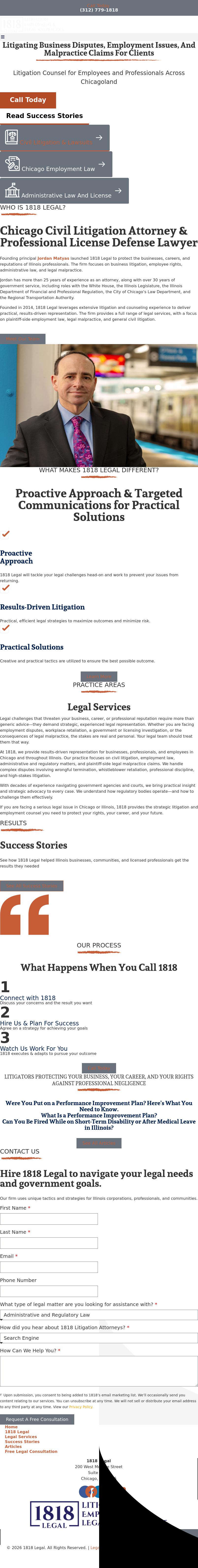 Write the address EXACTLY like it is on the Google Business Profile. - Chicago IL Lawyers