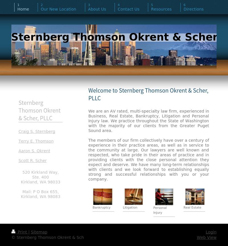 Aaron S Okrent Inc of Sternberg, Thomson, Okrent & Scher PLLC - Seattle WA Lawyers
