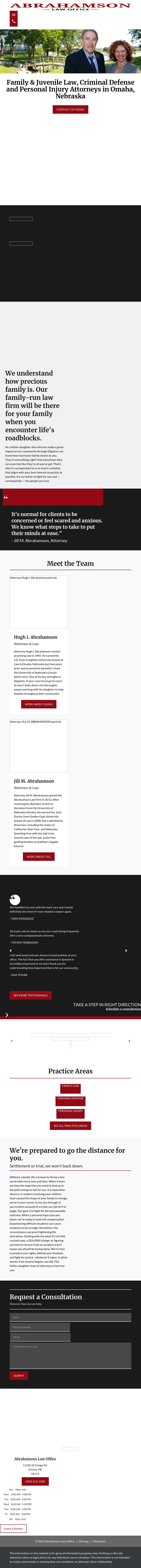 Abrahamson Law Office - Omaha NE Lawyers