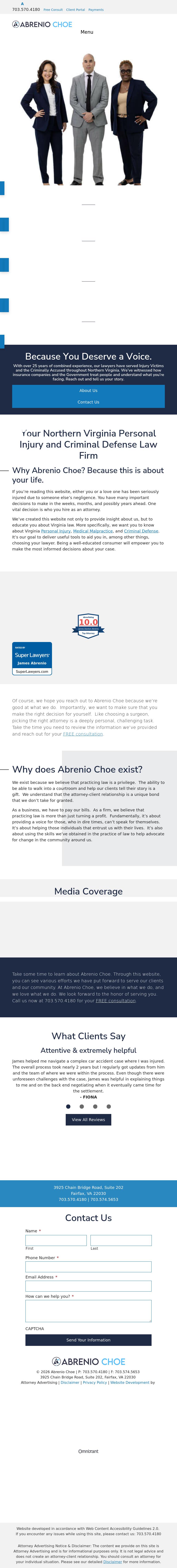 Abrenio Law - Fairfax VA Lawyers