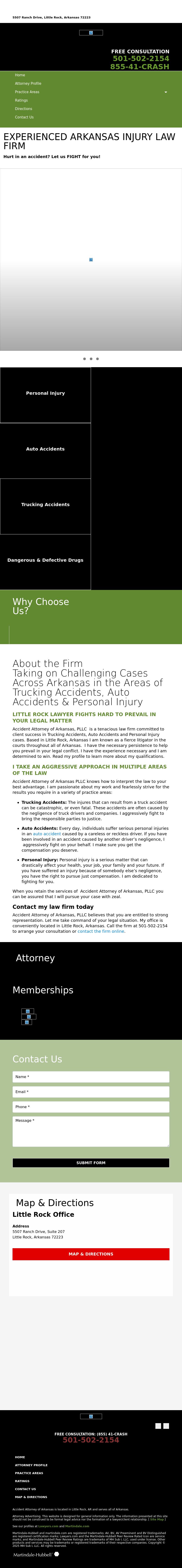 Accident Attorney of Arkansas PLLC - North Little Rock AR Lawyers