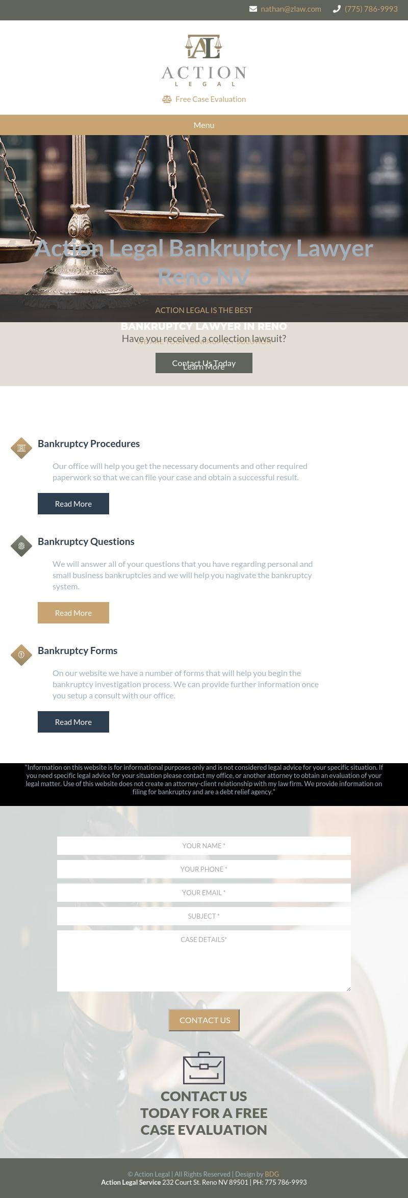 Action Legal Services - Reno NV Lawyers