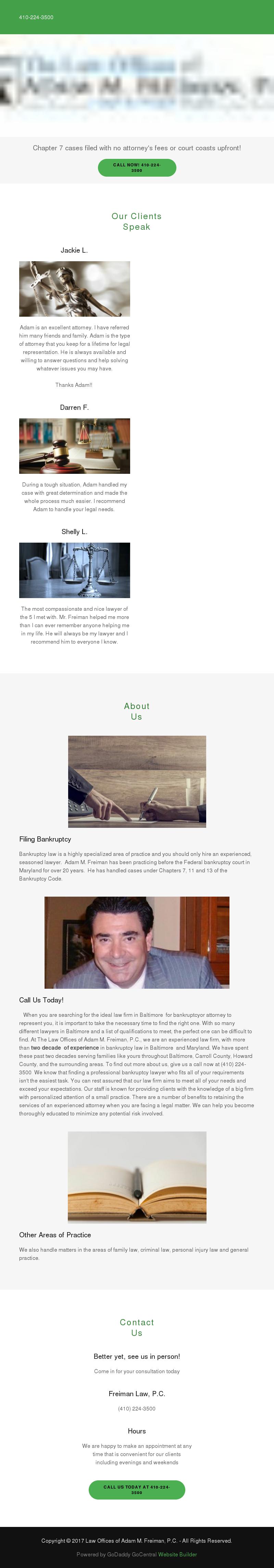 Adam Freiman PC Esq - Pikesville MD Lawyers